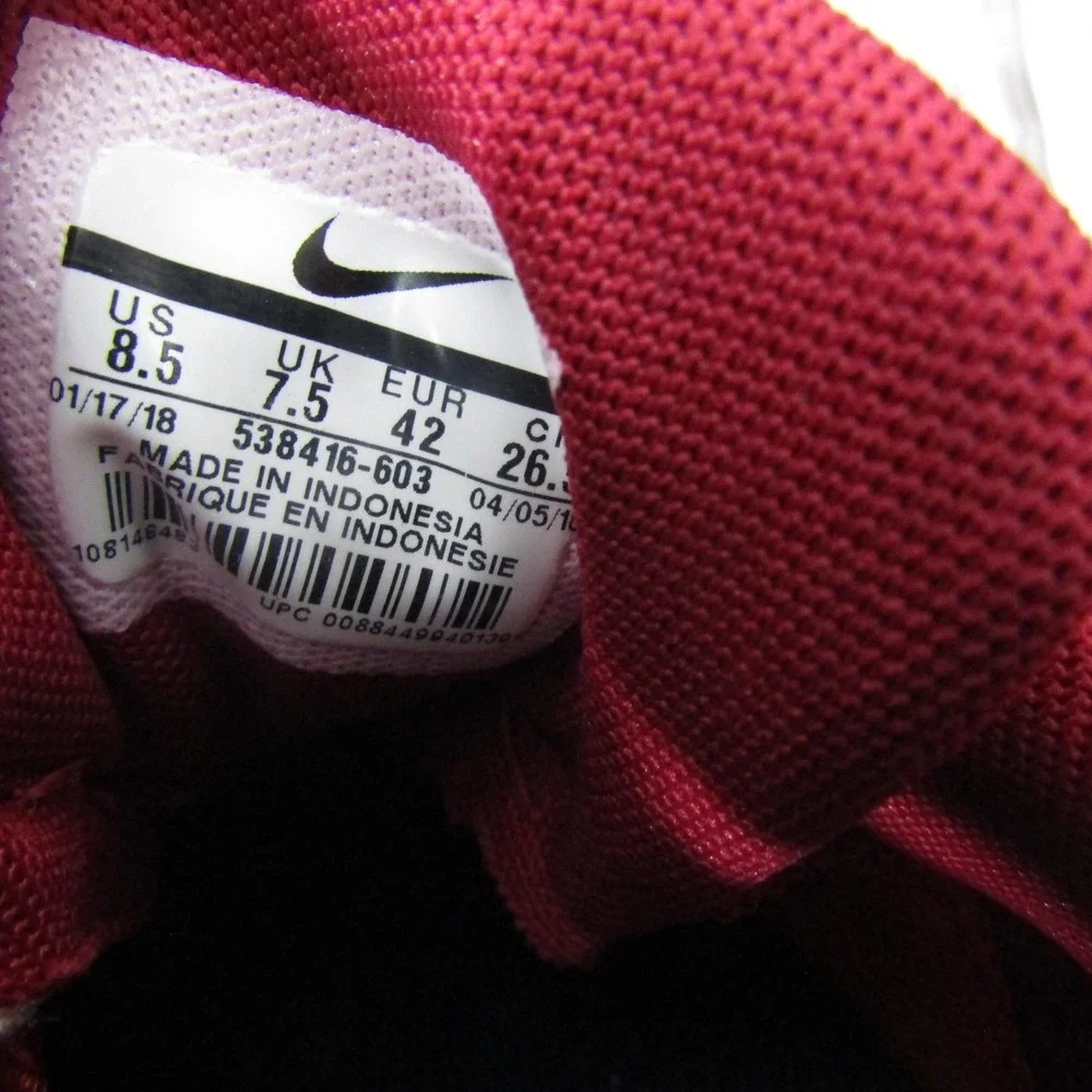 Nike Air Max 95 Shoes Mens Size 8.5 Red Suede Running Casual 538416-603